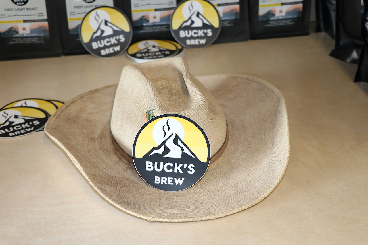 Buck's Brew Stickers - 4"x4"