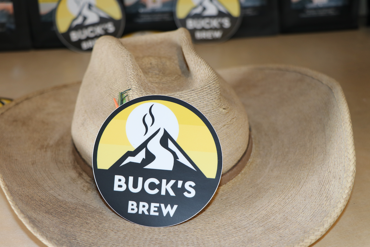 Buck's Brew Stickers - 4"x4"